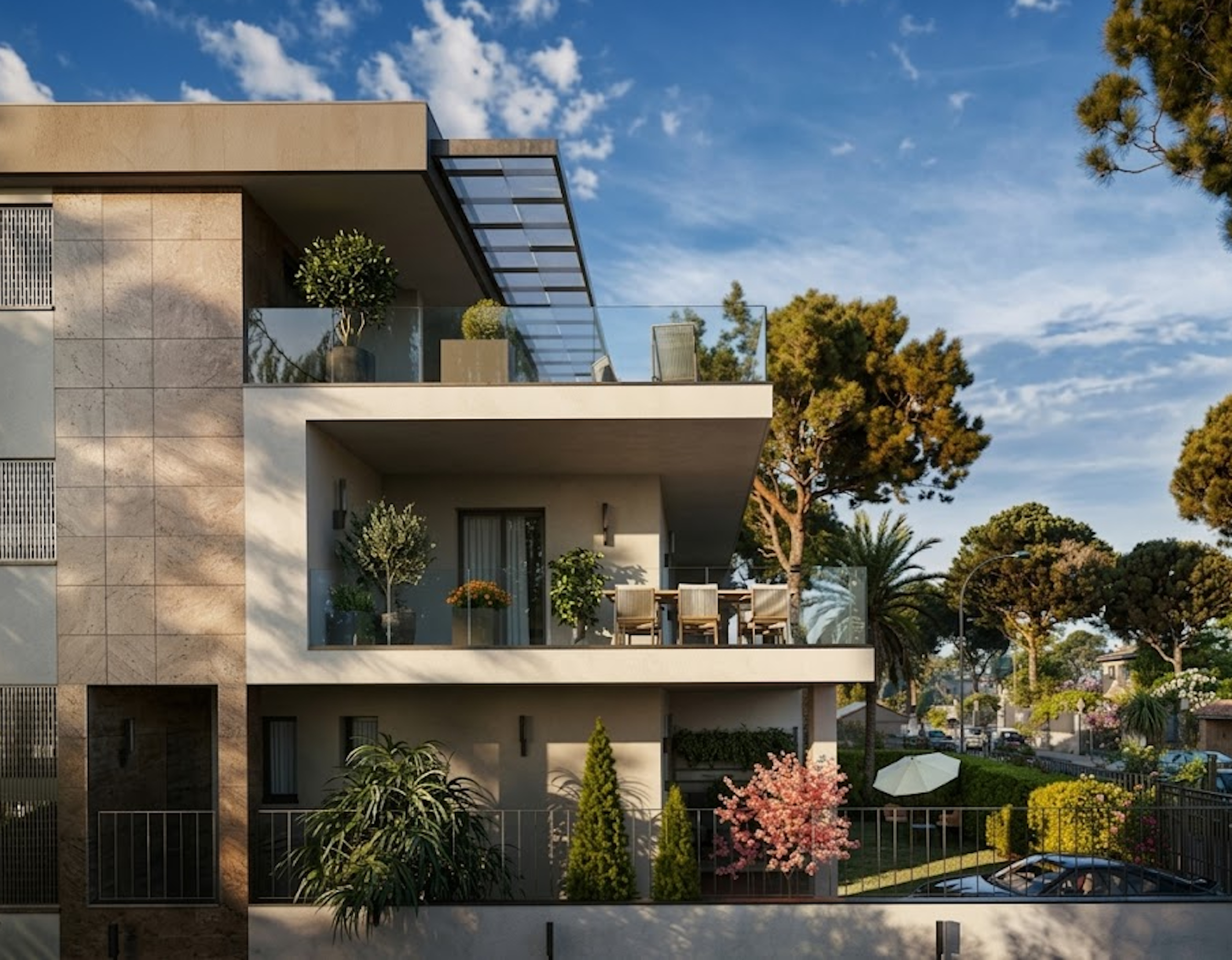 Trilocale di Nuova Costruzione con Giardino di 147 mq in Vendita a Madonnetta (Axa), Roma — Classe A4 3