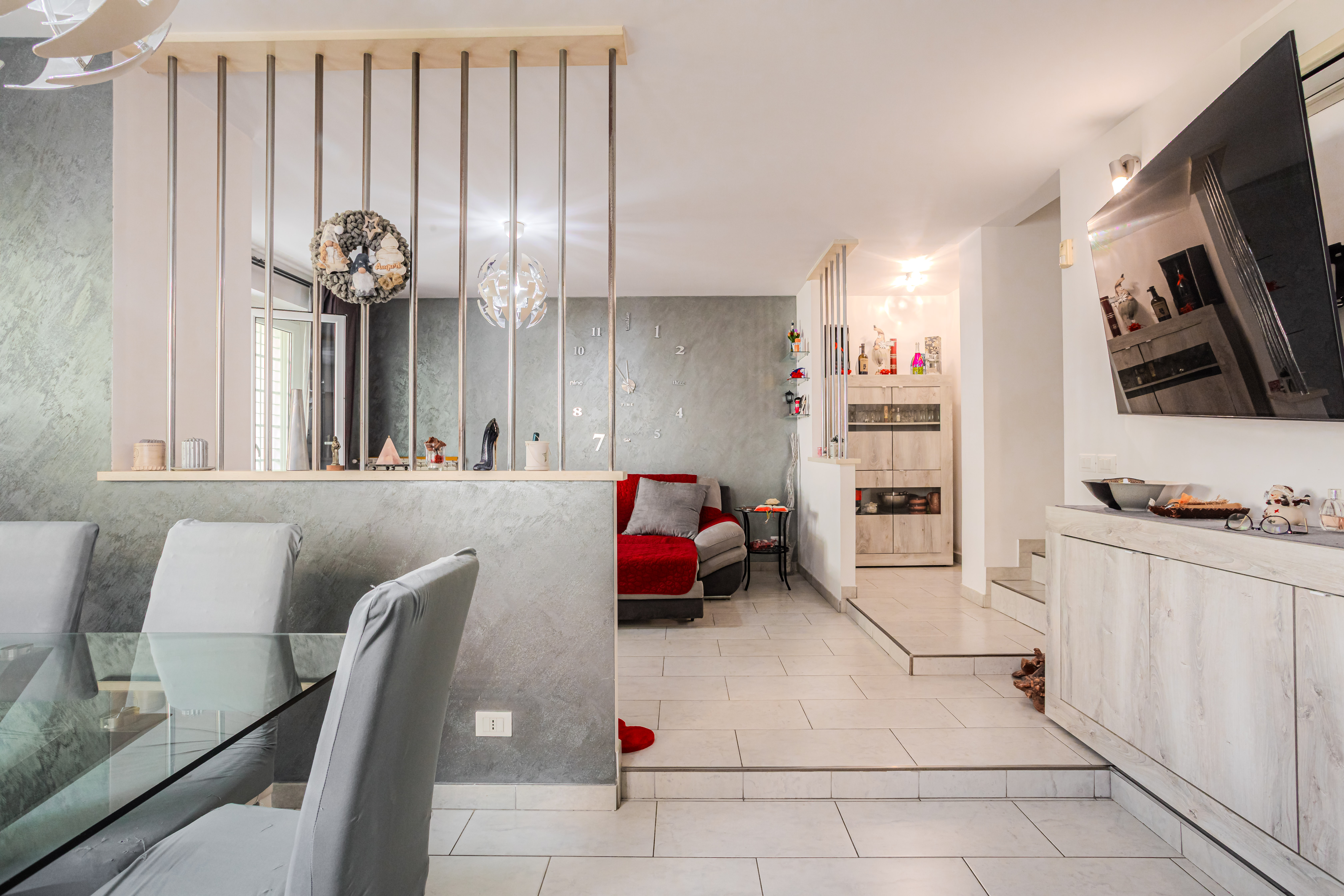 Villino quadrifamiliare stile white all'Infernetto foto 4